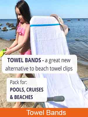 Beach Chair Towel Bands