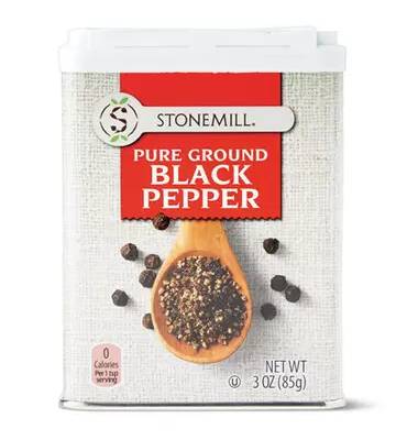 nutrition facts for 1 Teaspoon of Black Pepper