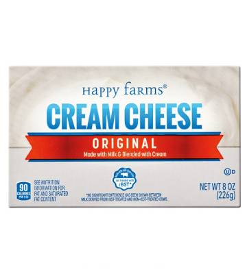 nutrition facts for 1 Tablespoon of Cream Cheese