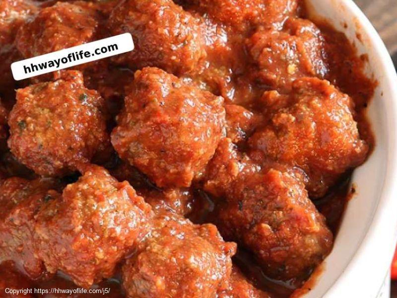 Savory Italian Style Meatballs in Marinara Sauce Recipe - Perfect for Appetizer or Dinner!