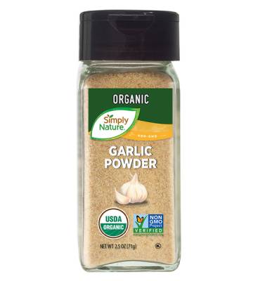 nutrition facts for 1 Tablespoon of Garlic Powder