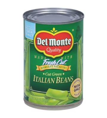 nutrition facts for 1/3 Cup of Green Beans - Italian Style