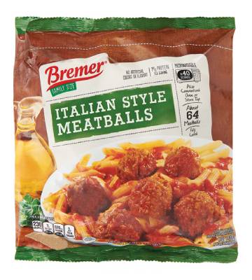 nutrition facts for 1 Meatball of Italian Style Meatballs