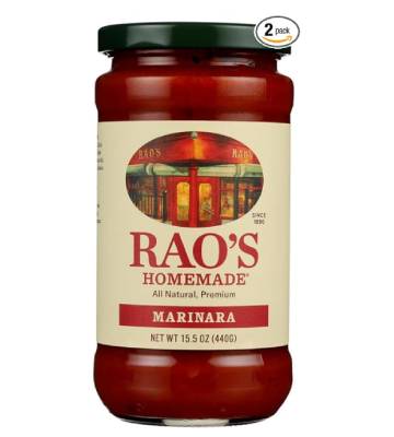 nutrition facts for 1 Cup of RAO's Marinara Sauce