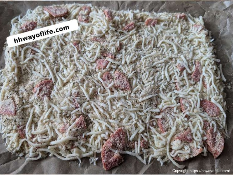 Keto Chips Recipe ~ Pepperoni and Cheese Chips