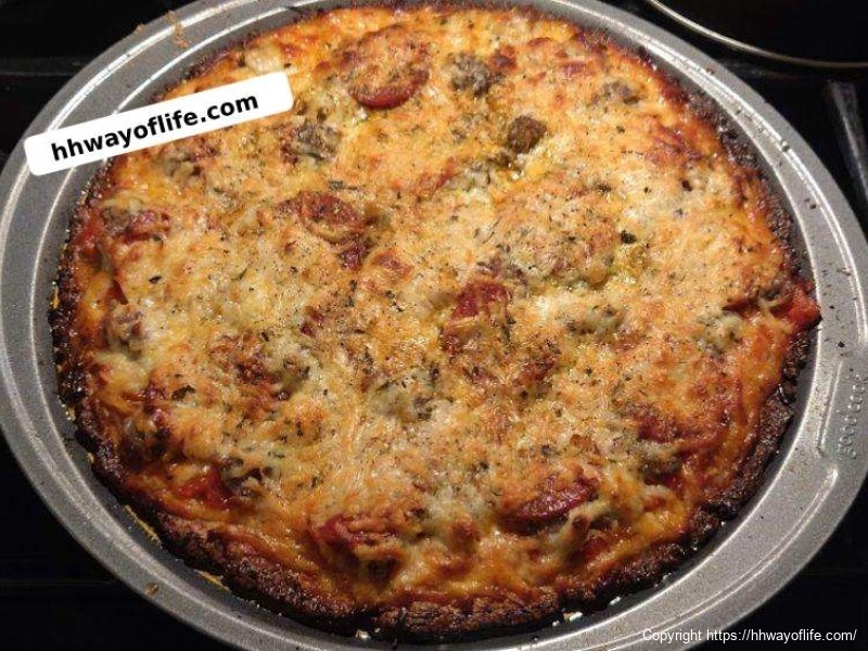 Keto Sausage Crust Pizza Recipe